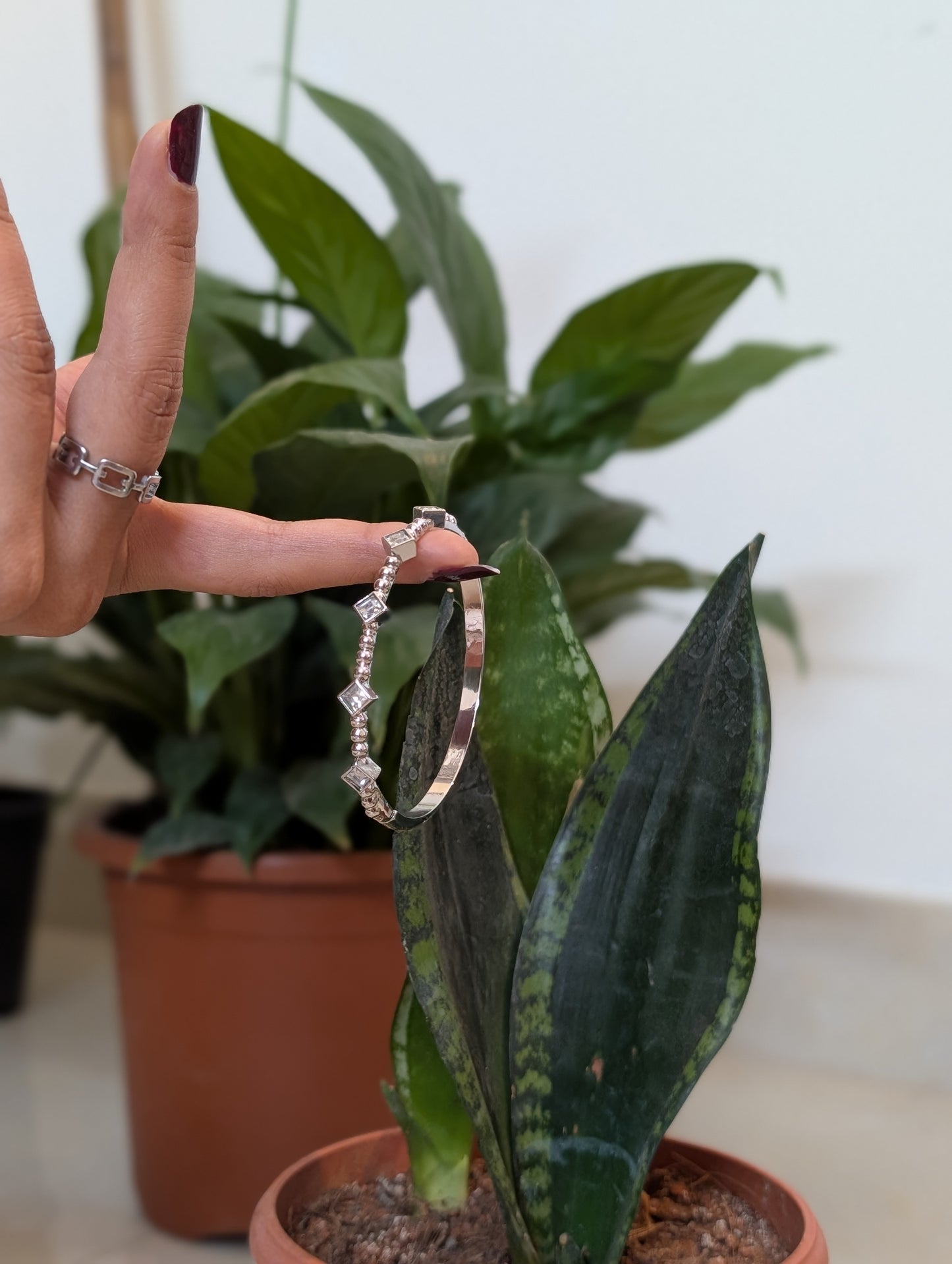 Glass Studded Bracelet