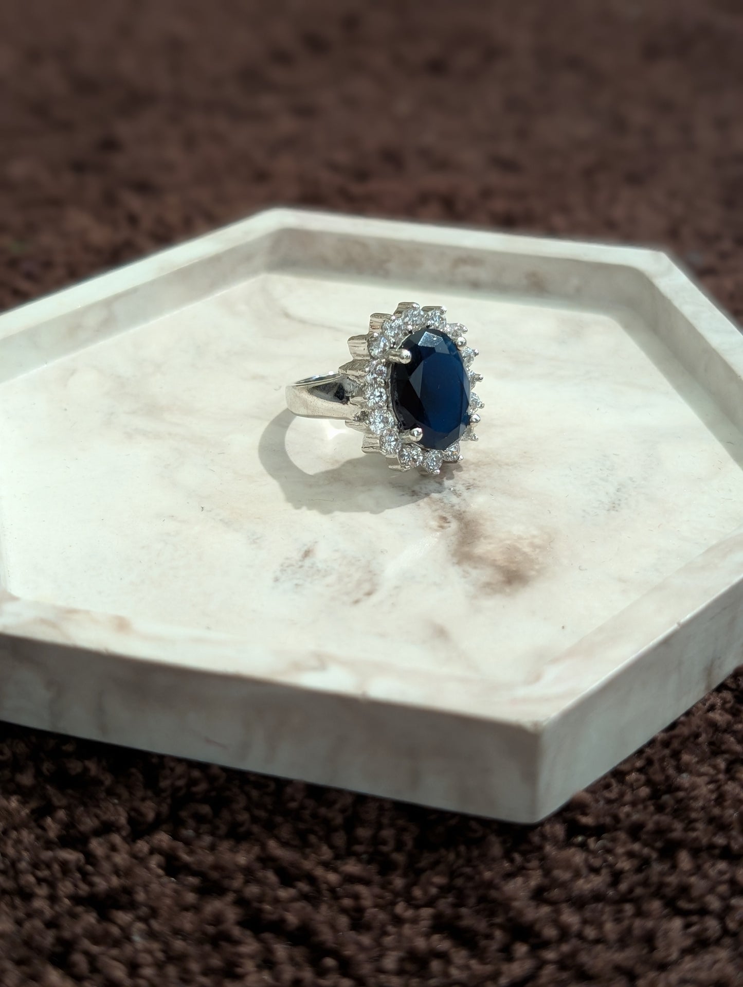Le Vian Bluish-Black Diamond Ring