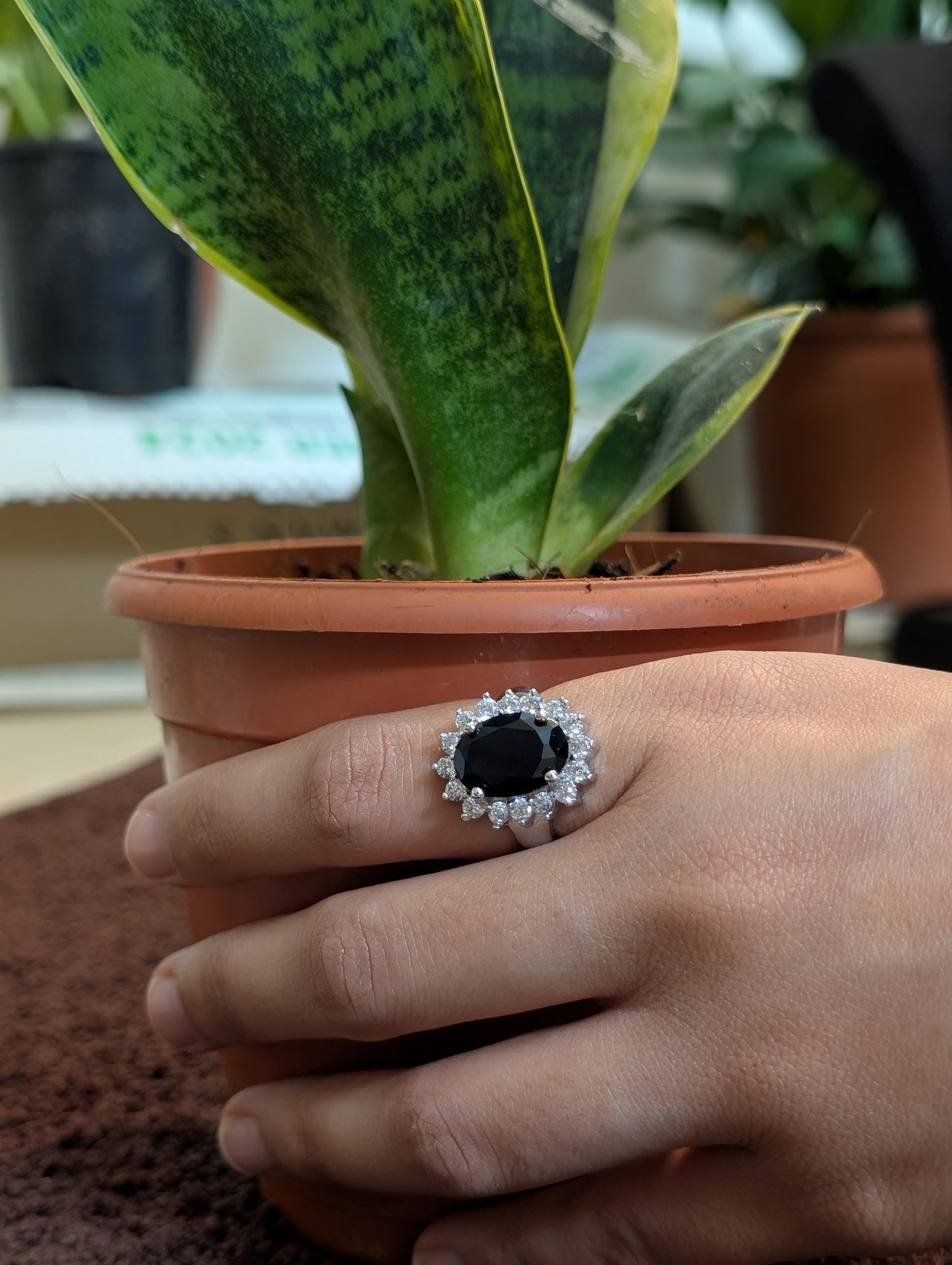 Le Vian Bluish-Black Diamond Ring
