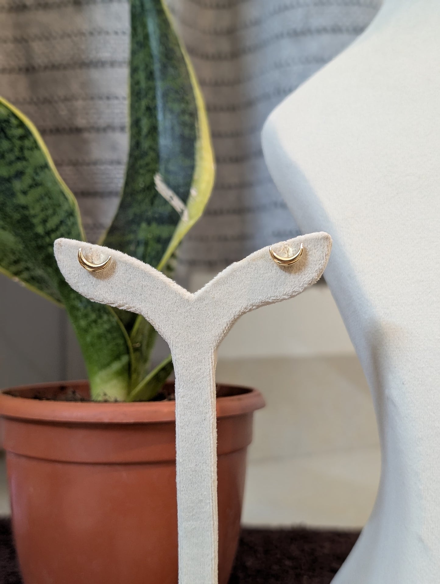 Golden Moon Studs