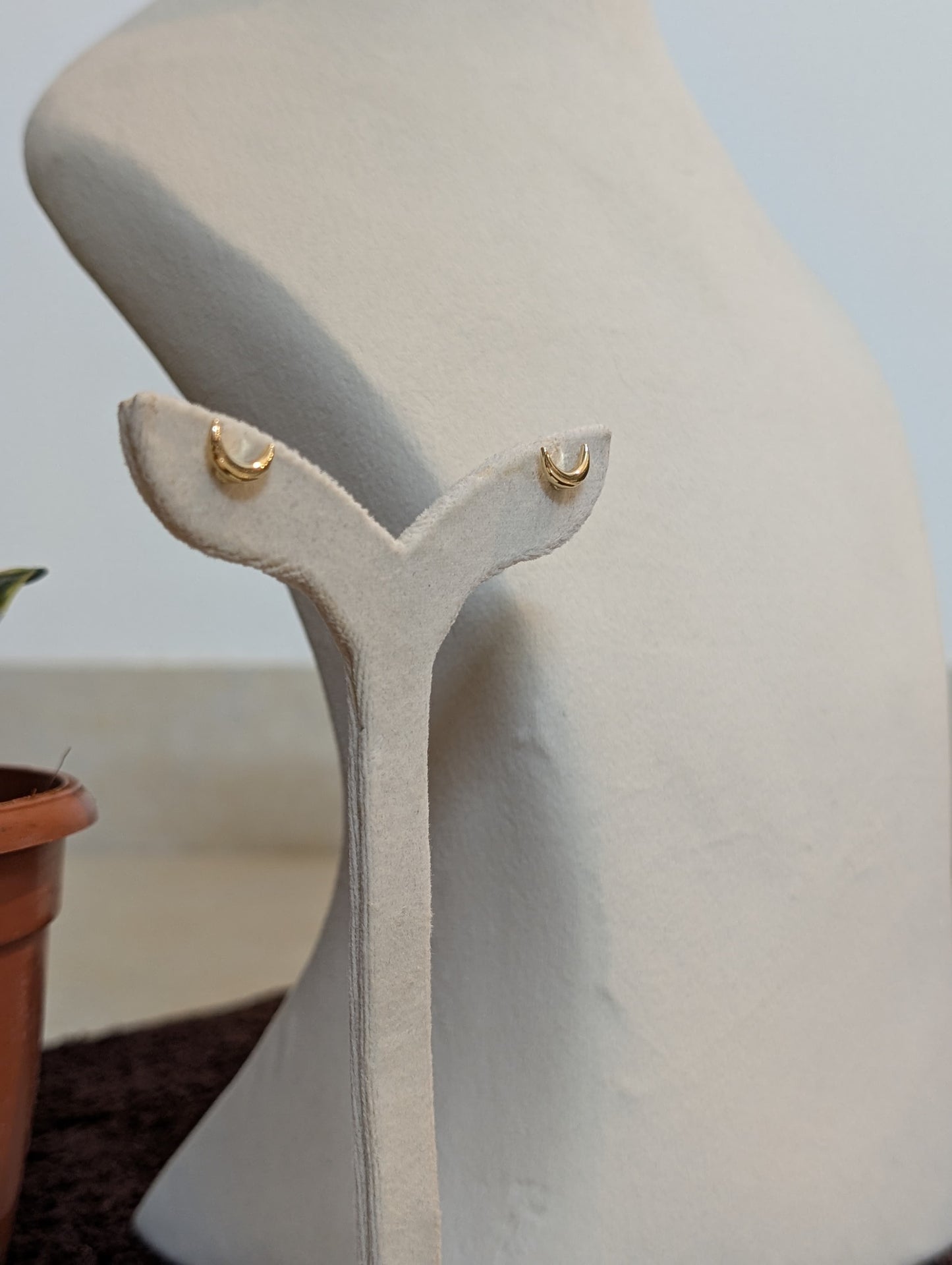 Golden Moon Studs