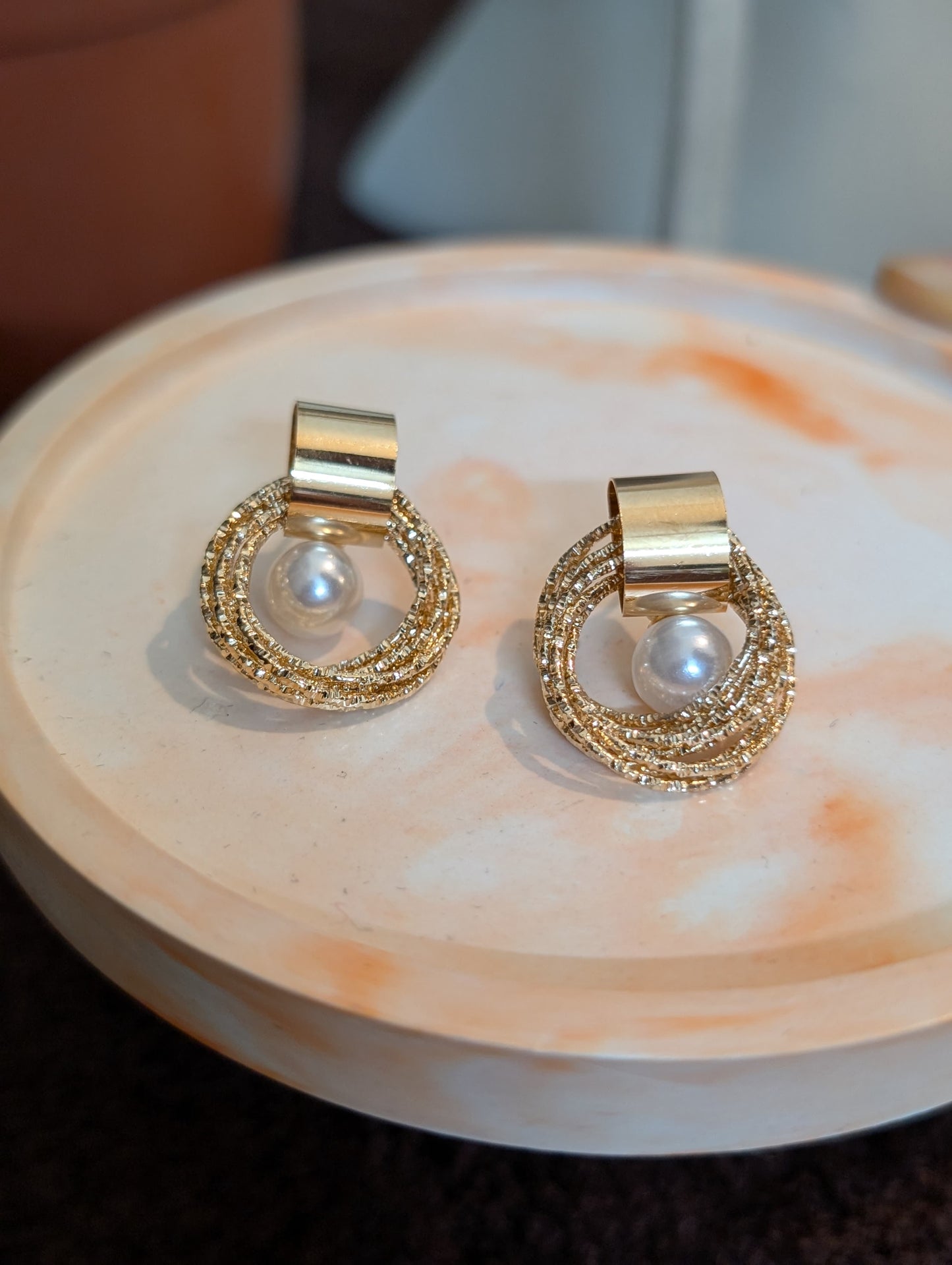 Gold Rings Stud