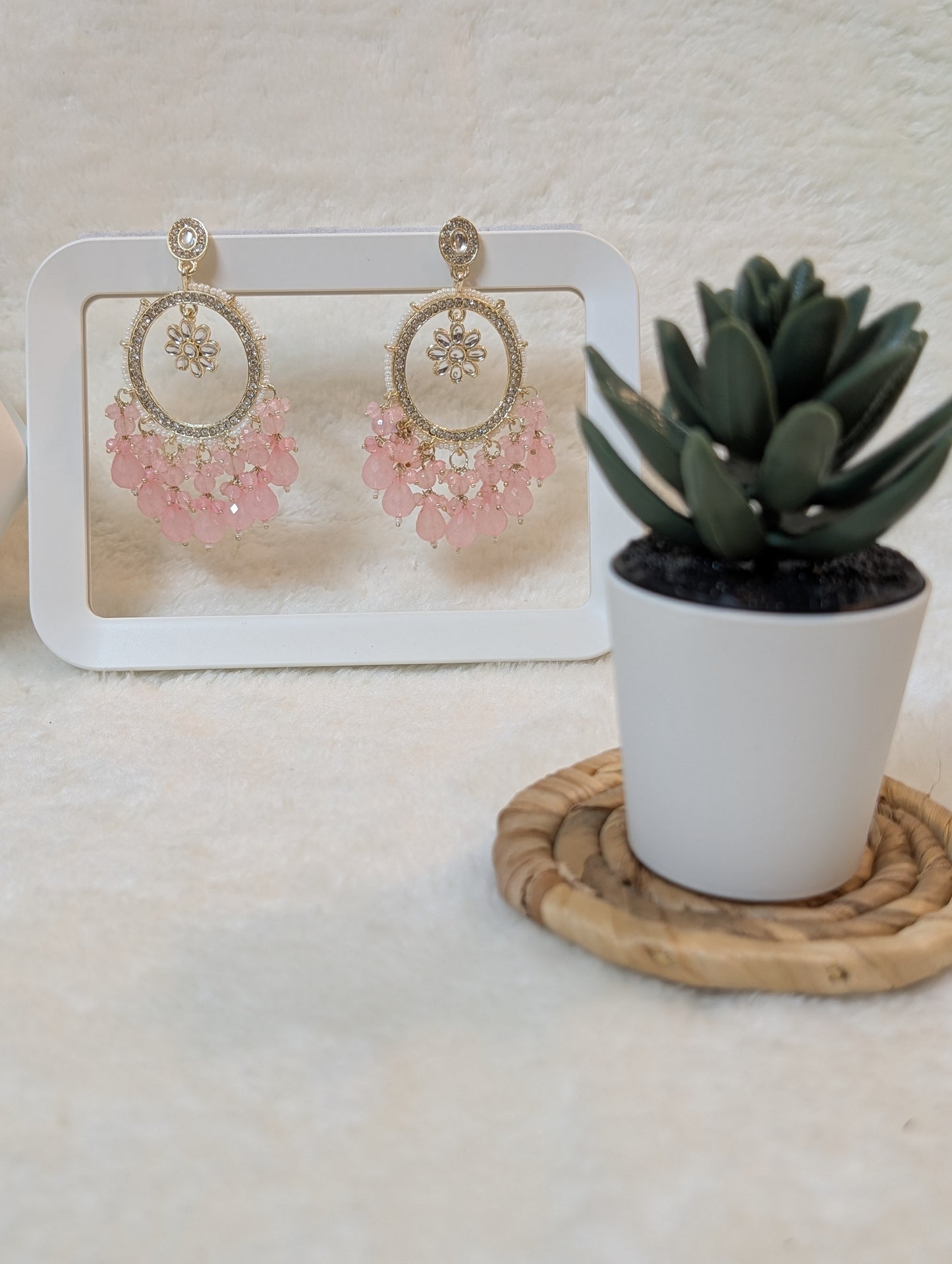 Light Pink Danglers