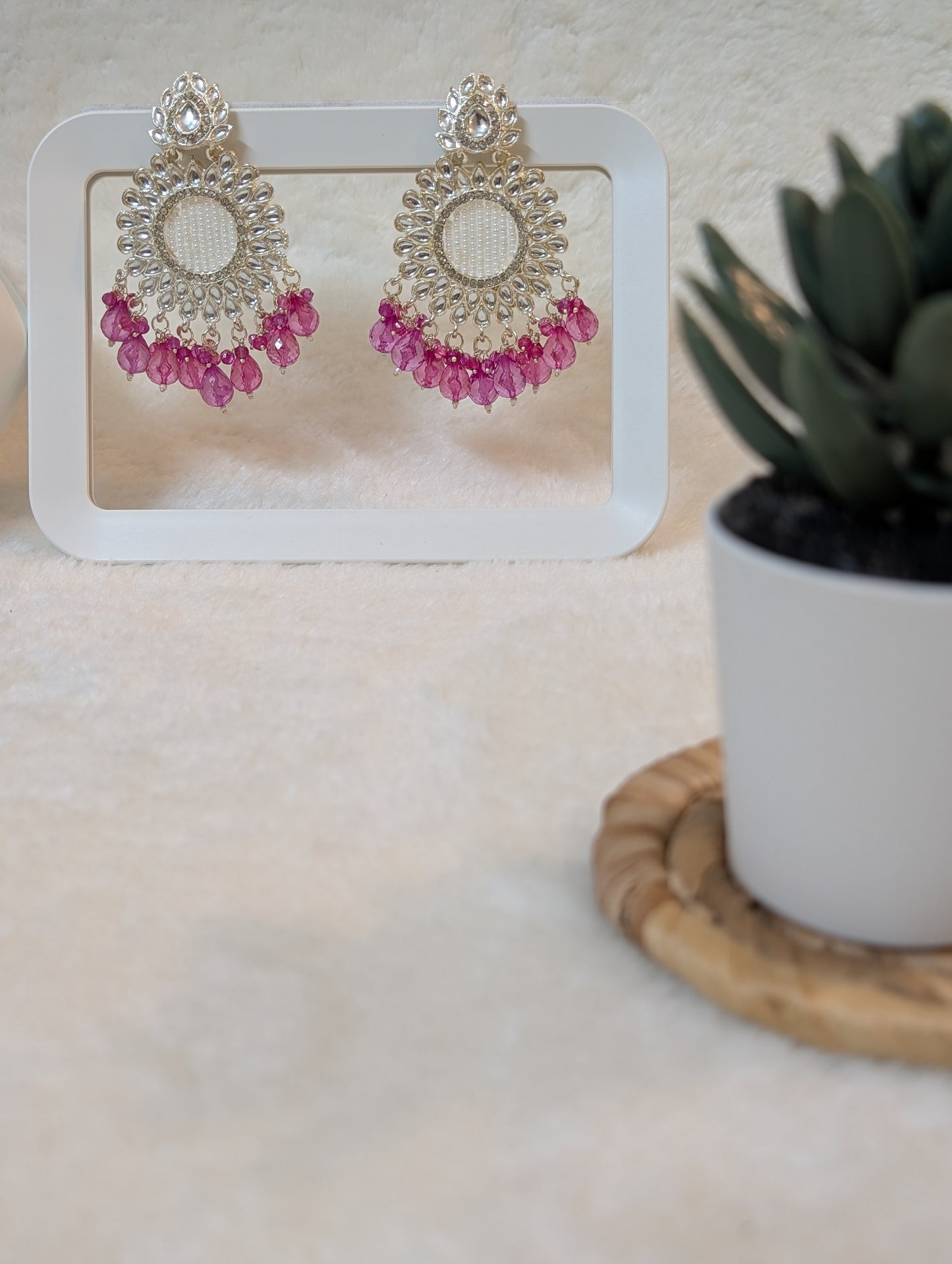 Ruby Moon Danglers