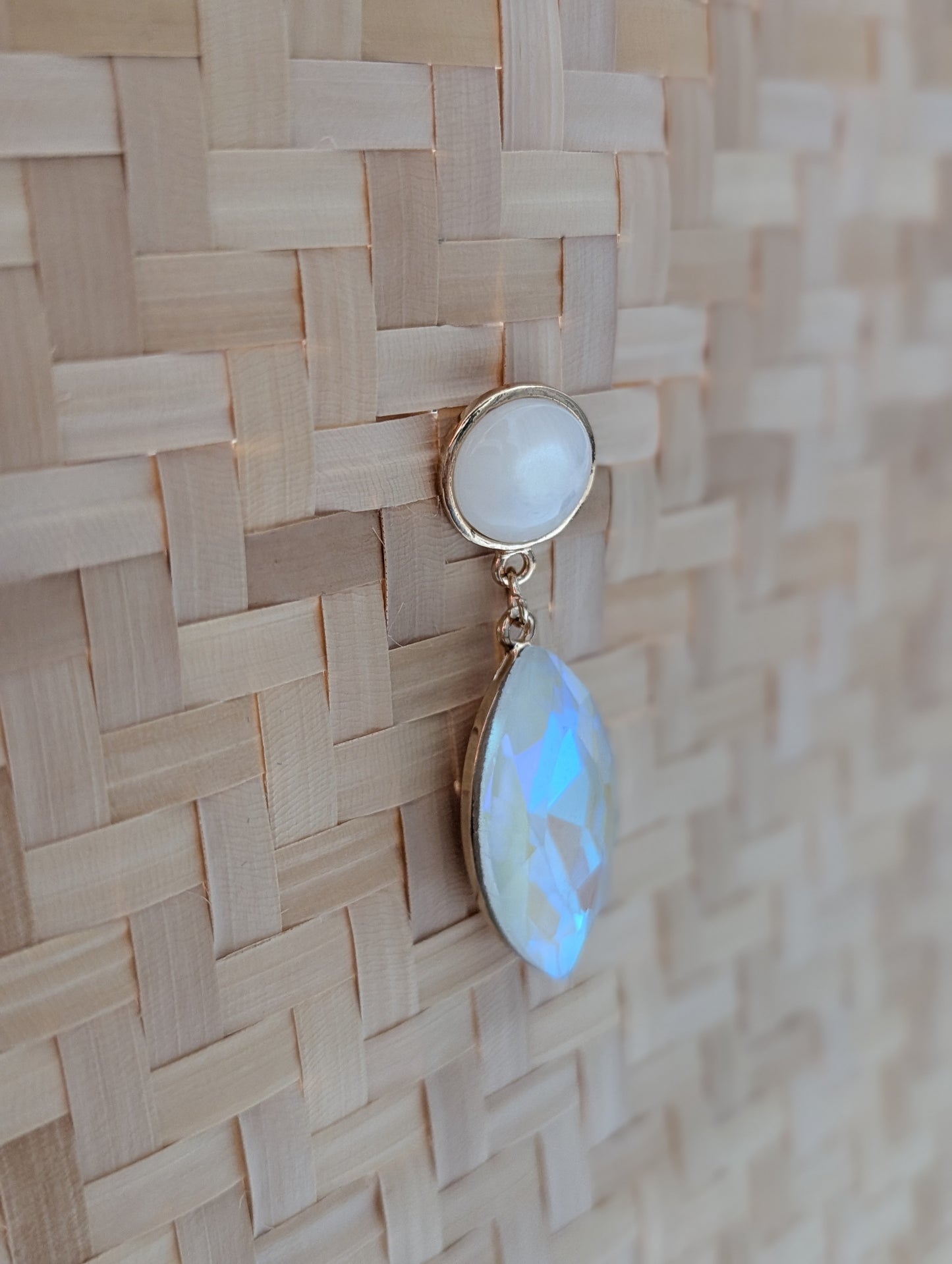 Flamingo Twinkle Drops - White