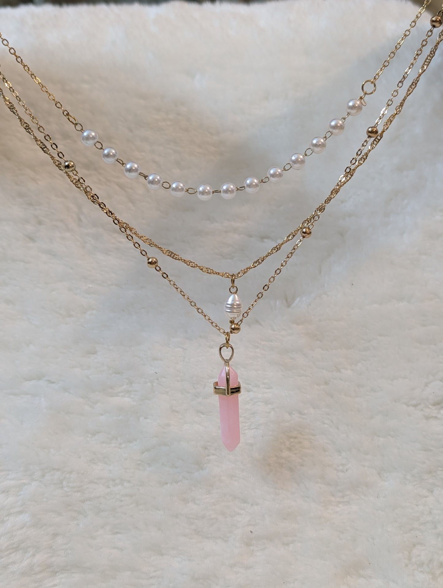 Tranquil Threads with a Pink Twist