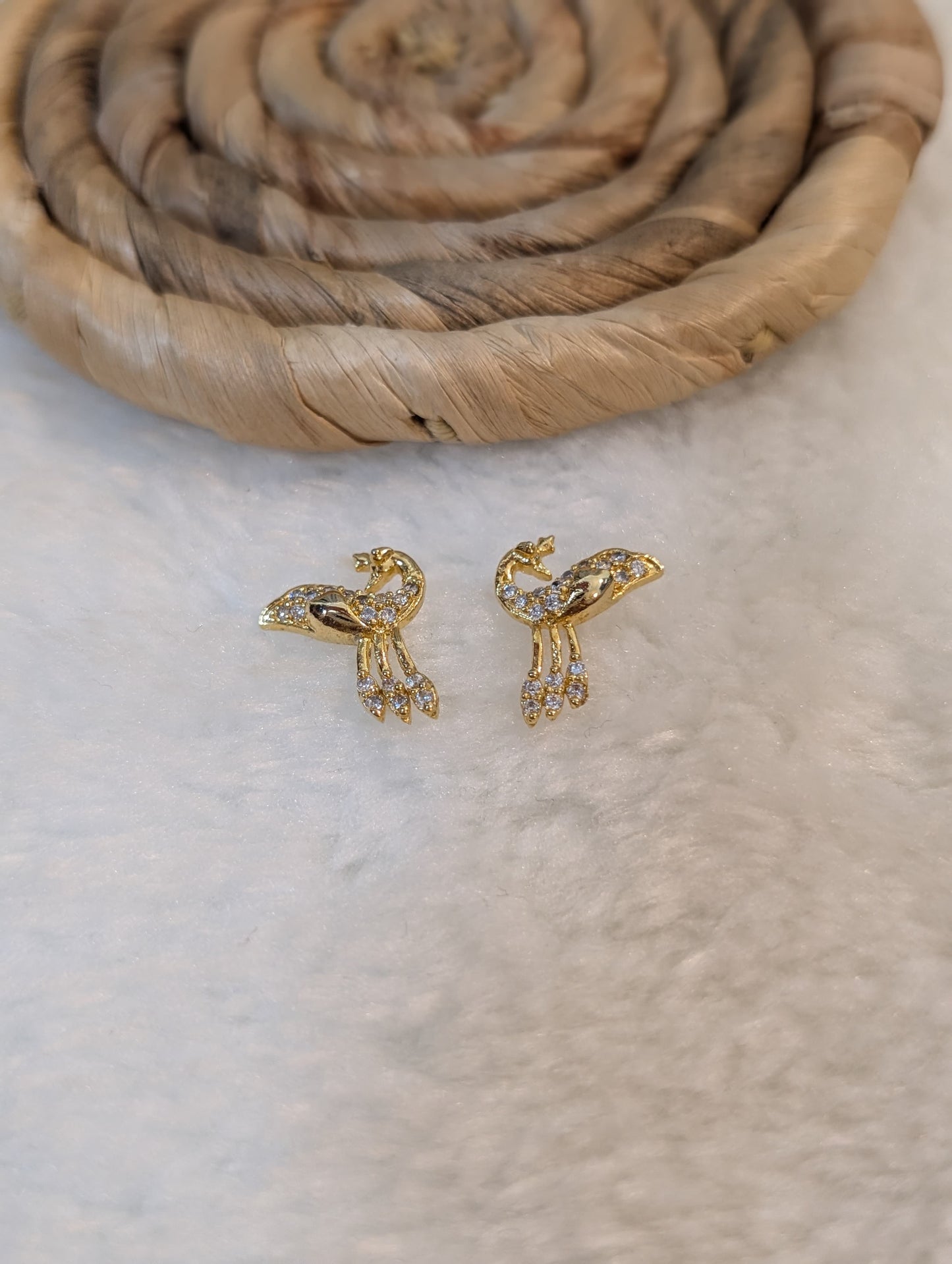 Peacock Starlit Studs