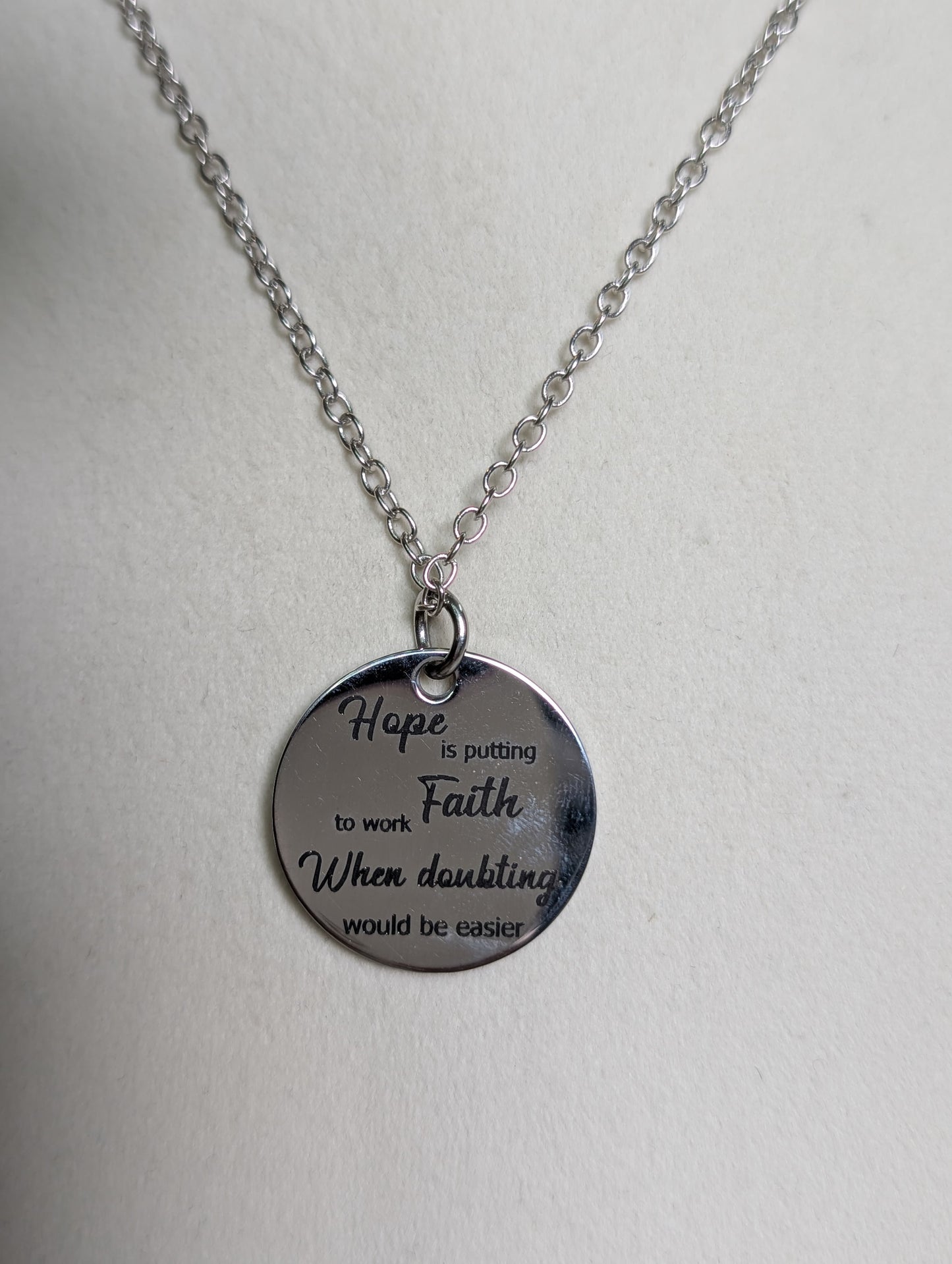 Silver Serenity Neckpiece