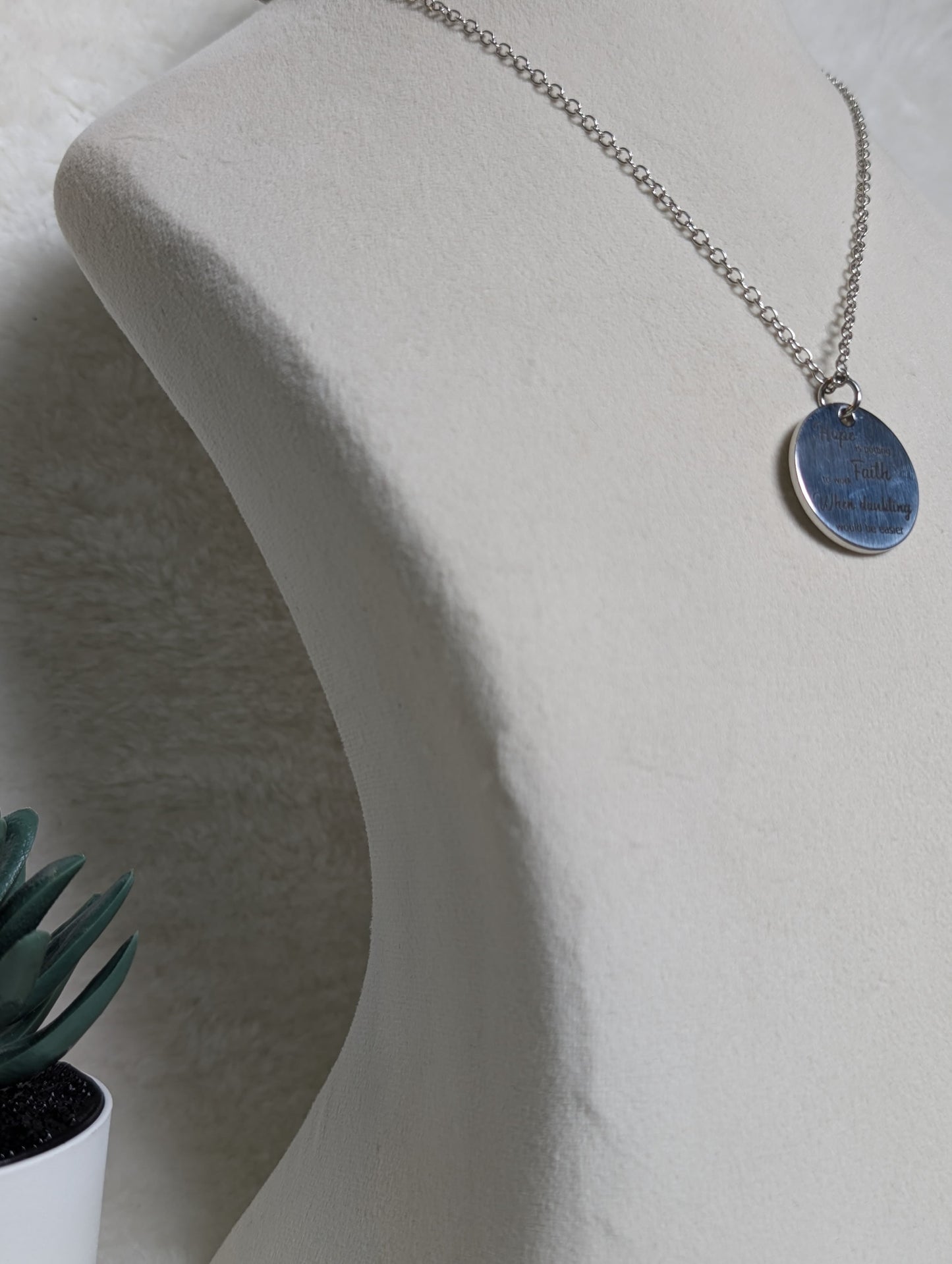 Silver Serenity Neckpiece