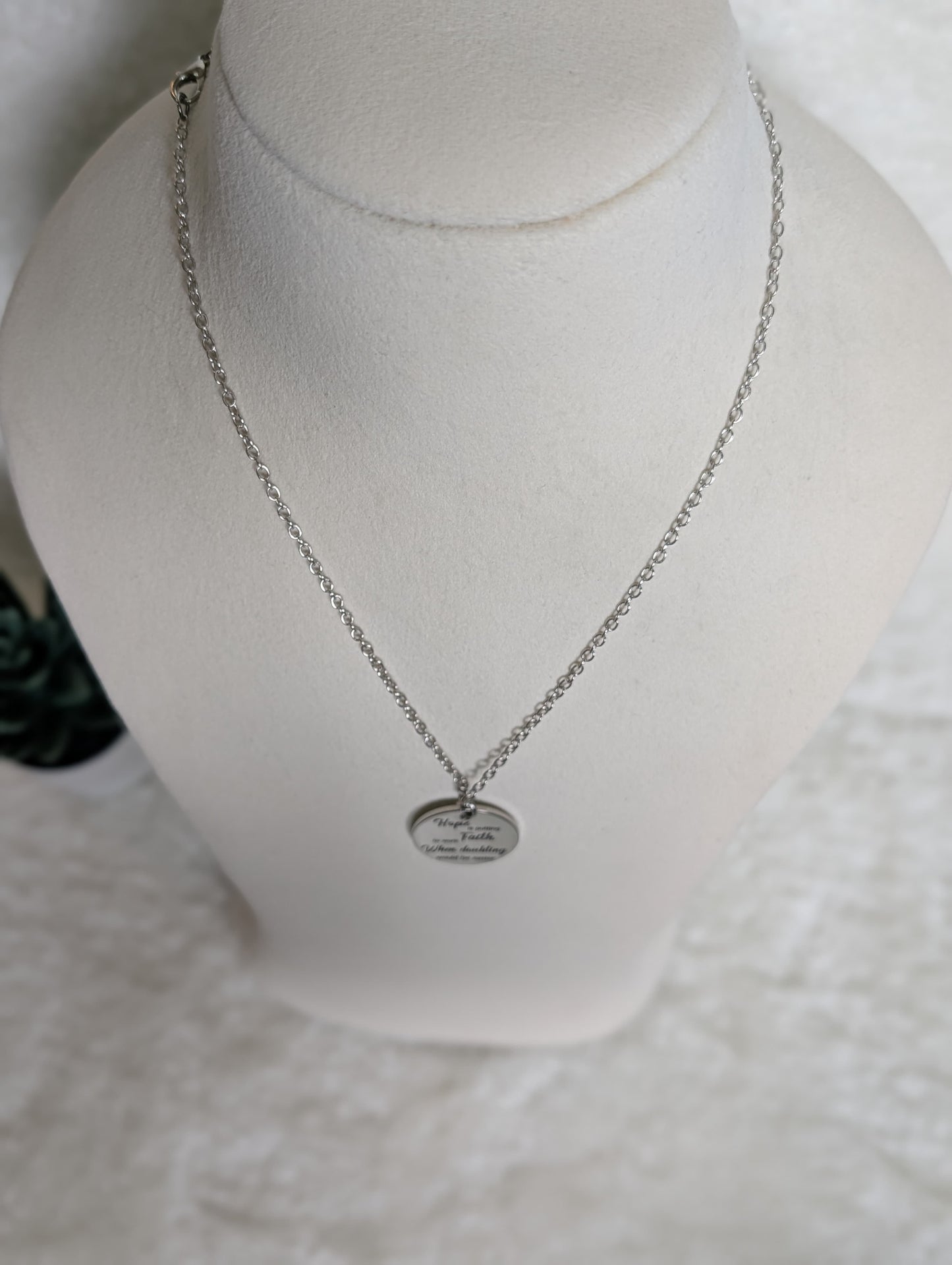 Silver Serenity Neckpiece