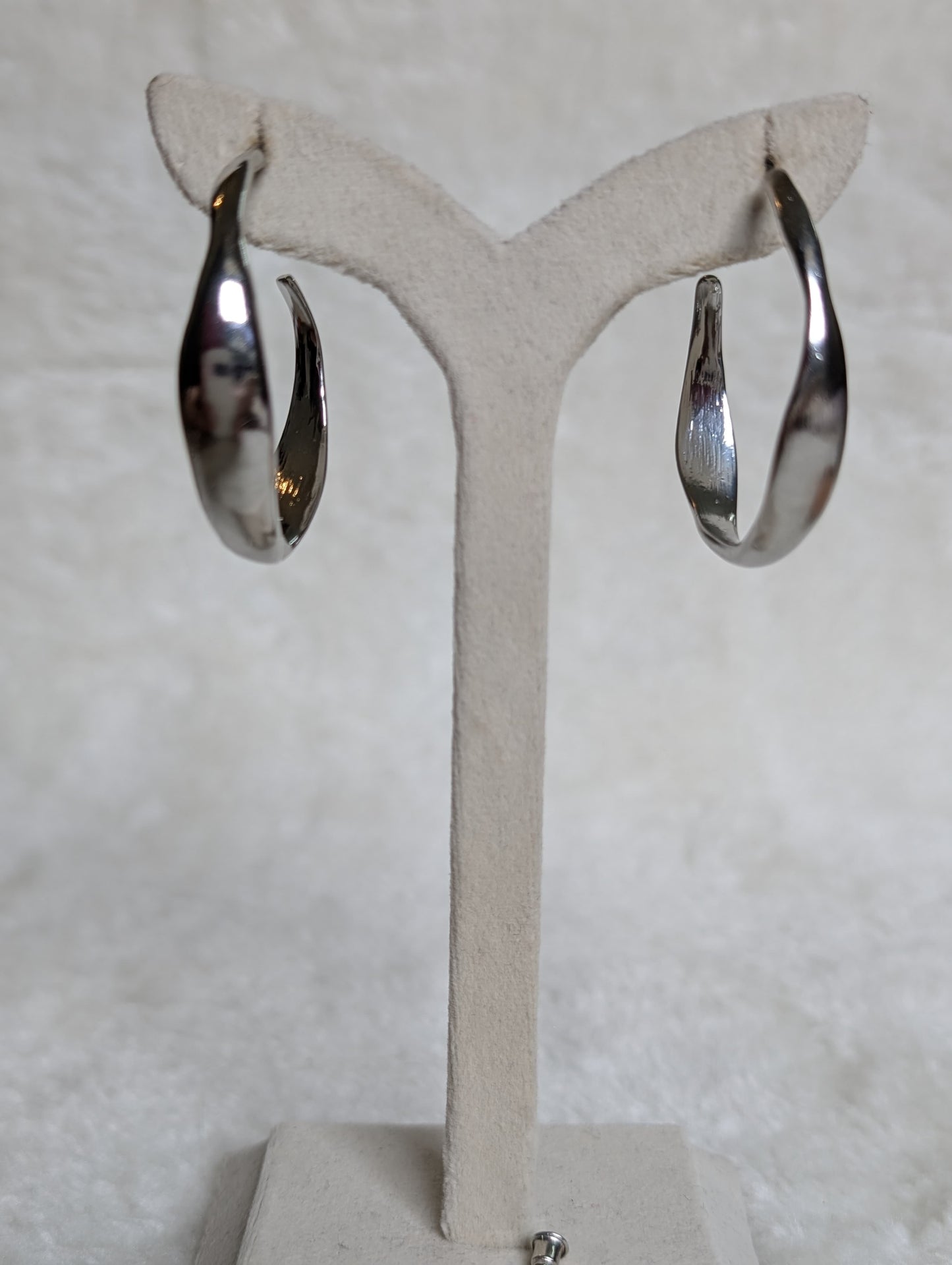 Silver Hoops