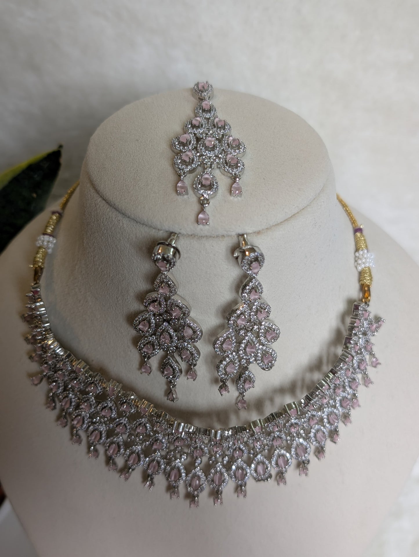 Rosy Pink Choker Set