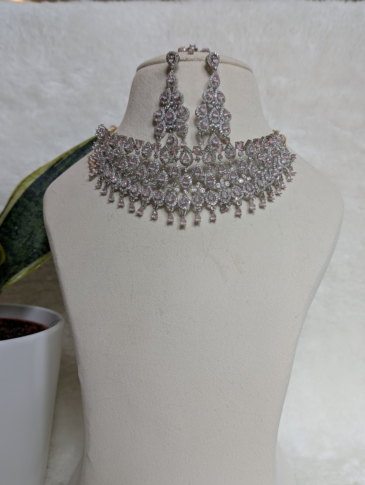 Rosy Pink Choker Set