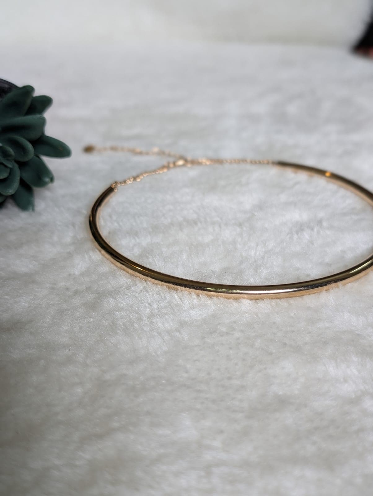 Sleek Golden Choker