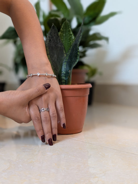 Glass Studded Bracelet