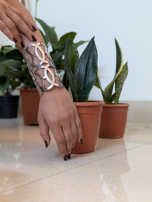 Silver Petal Bracelet