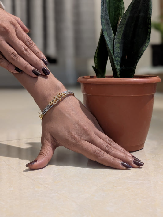 Golden Fern Bracelet