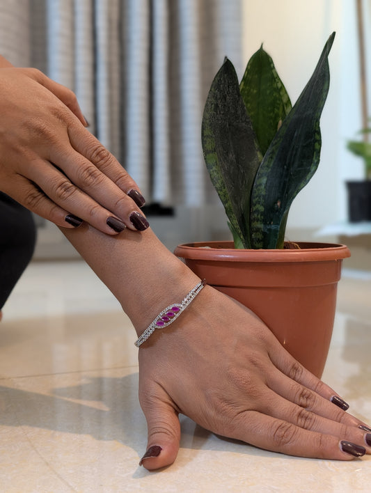 Ruby Sparkle Bracelet