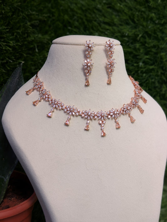 Scarlet Sunset Necklace Set