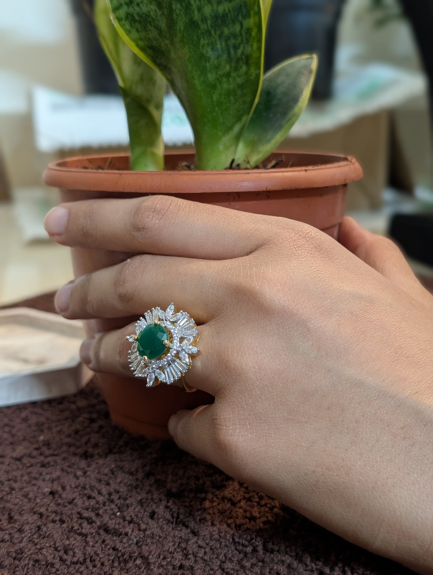 Le Vian Green Diamond Ring