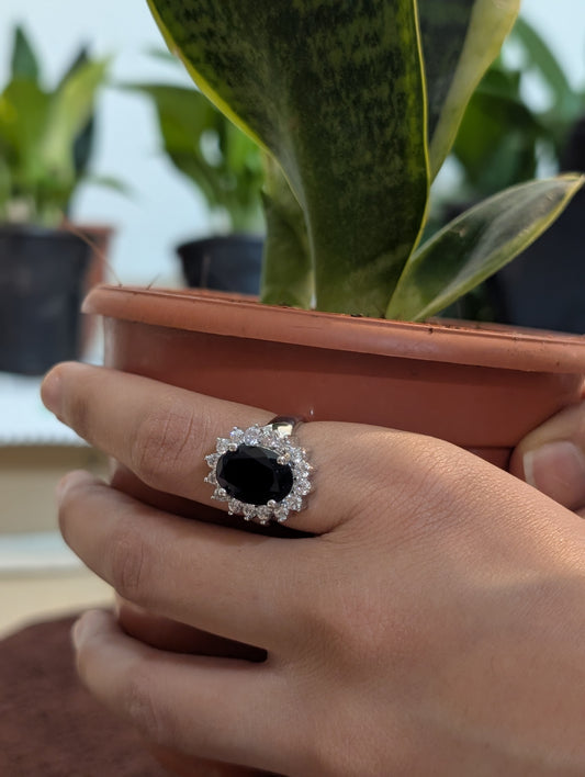 Le Vian Bluish-Black Diamond Ring