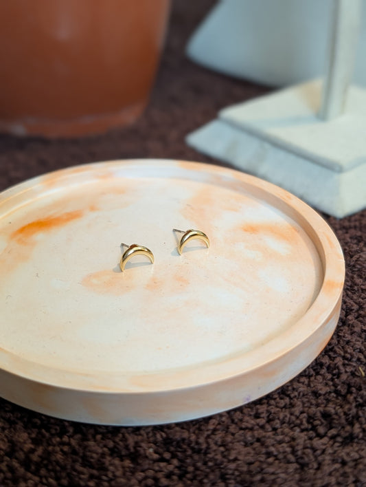 Golden Moon Studs