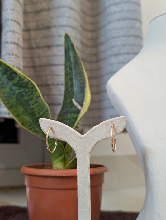 Everyday Wear Golden Hoops