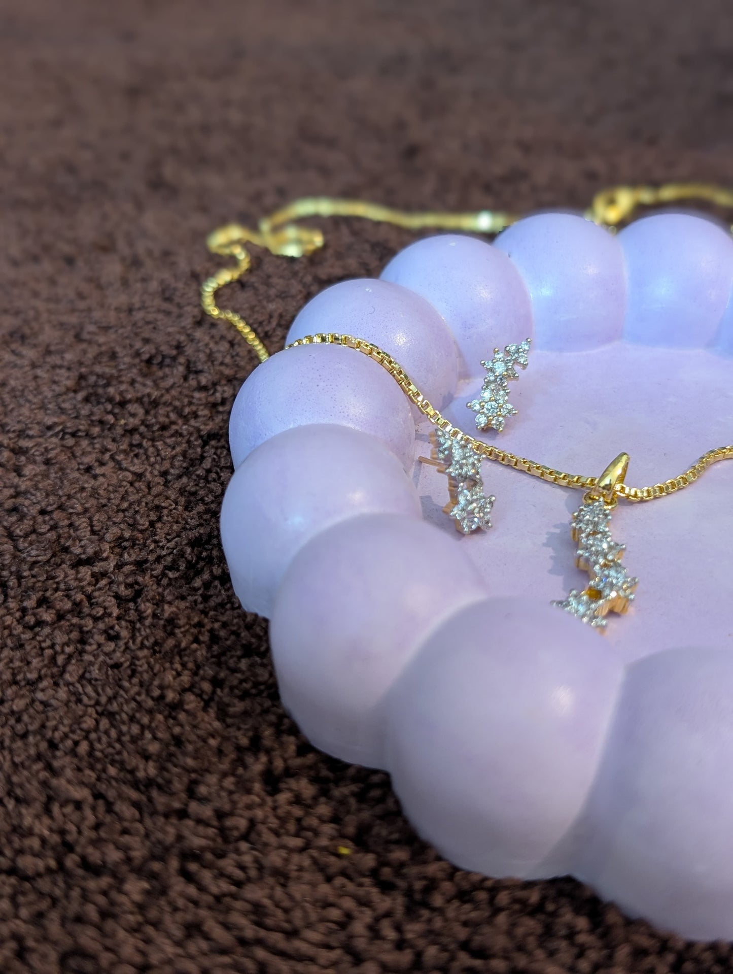 Four Stars Necklace Set