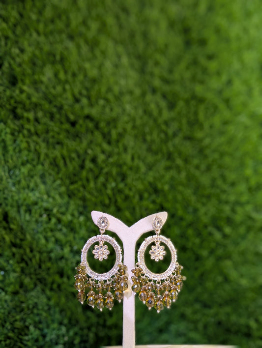 Mehndi Green Danglers