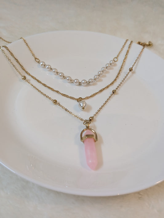 Tranquil Threads with a Pink Twist
