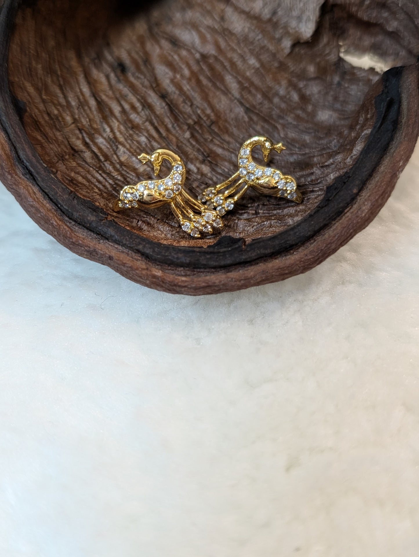 Peacock Starlit Studs