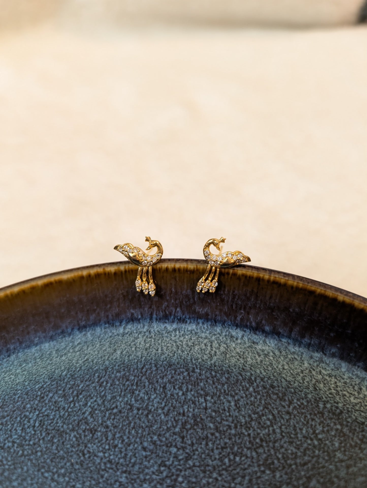 Peacock Starlit Studs