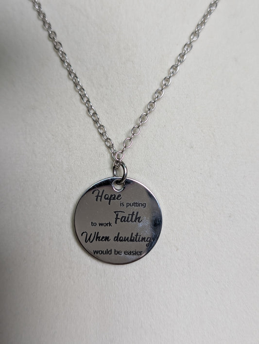 Silver Serenity Neckpiece