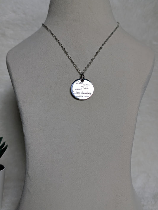 Silver Serenity Neckpiece