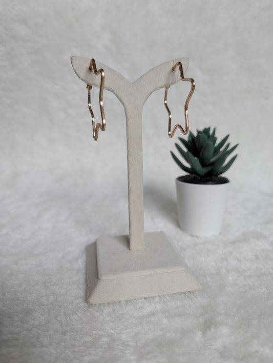 Golden Star Earrings