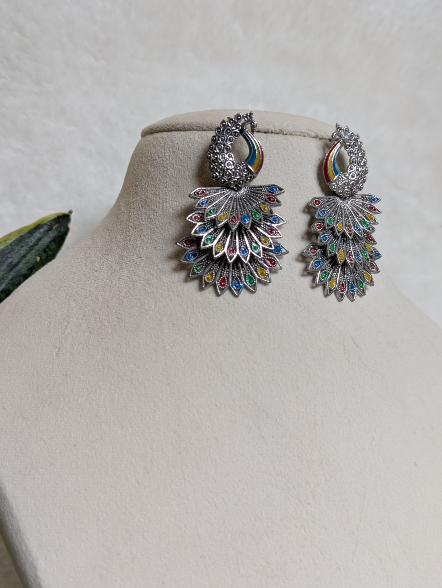Peacock Regal Jhumkas