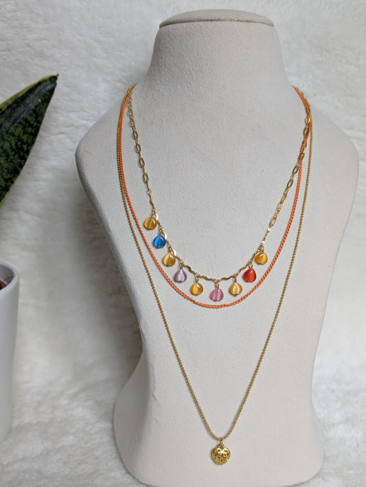 Golden Embrace - Multicolour Beads