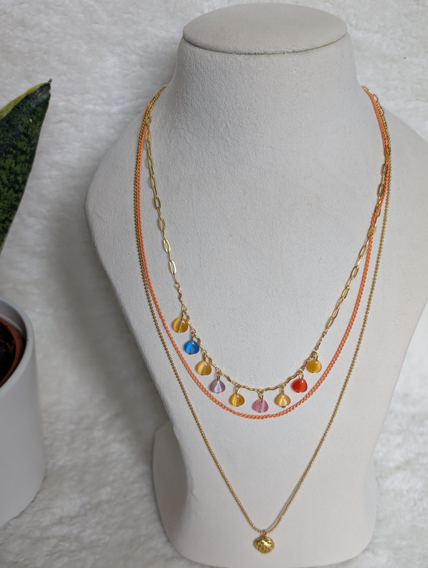 Golden Embrace - Multicolour Beads