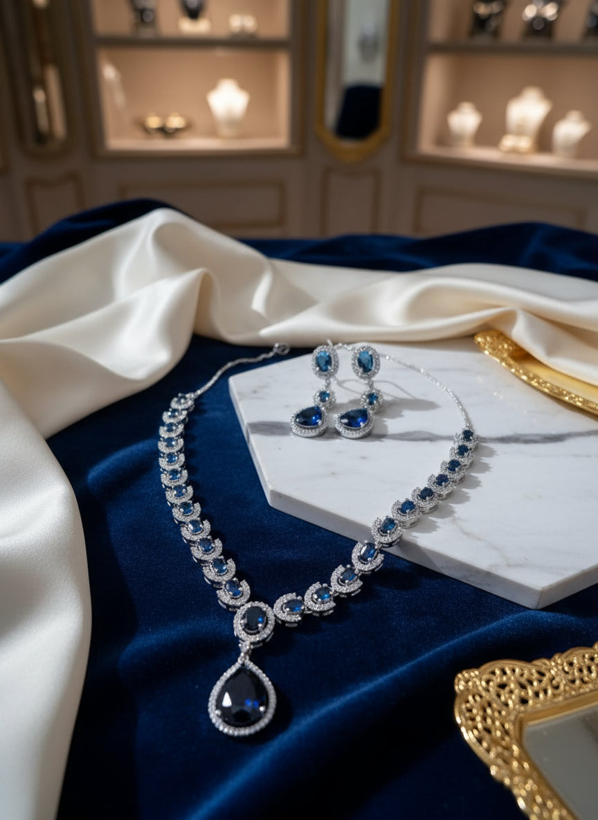 Pure Blue Gemstone Set