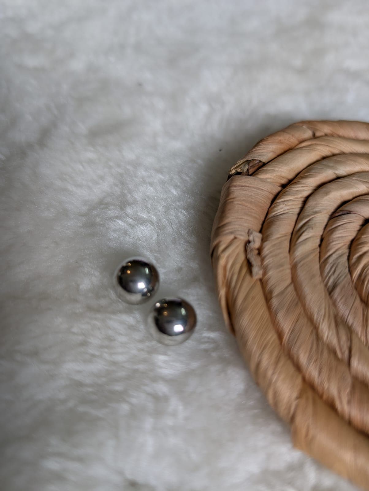 Pair of three colour Gems