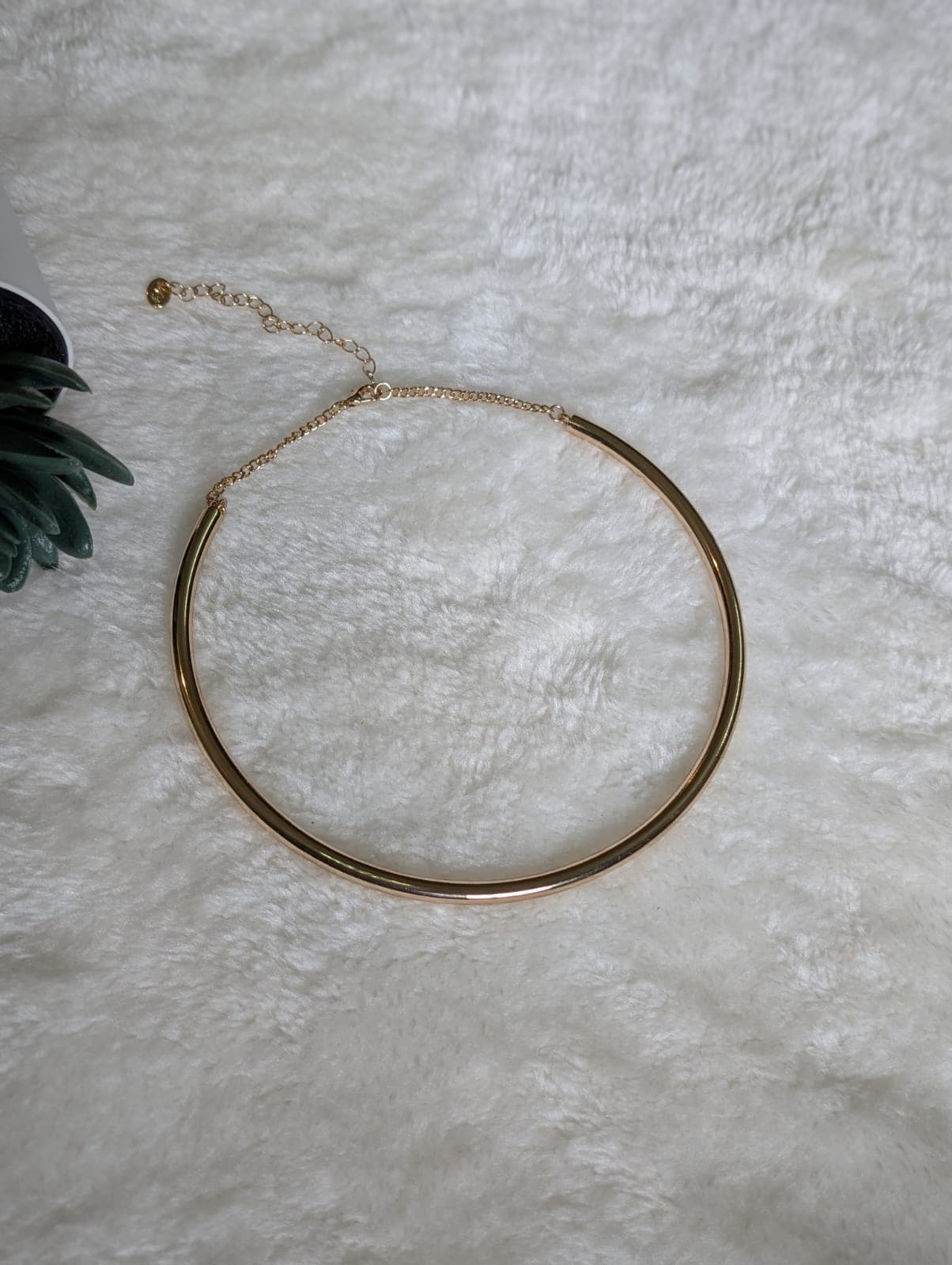 Sleek Golden Choker