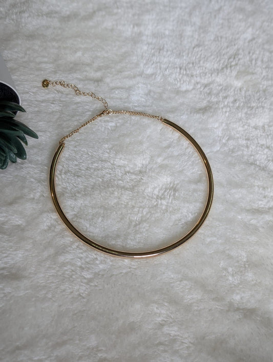 Sleek Golden Choker